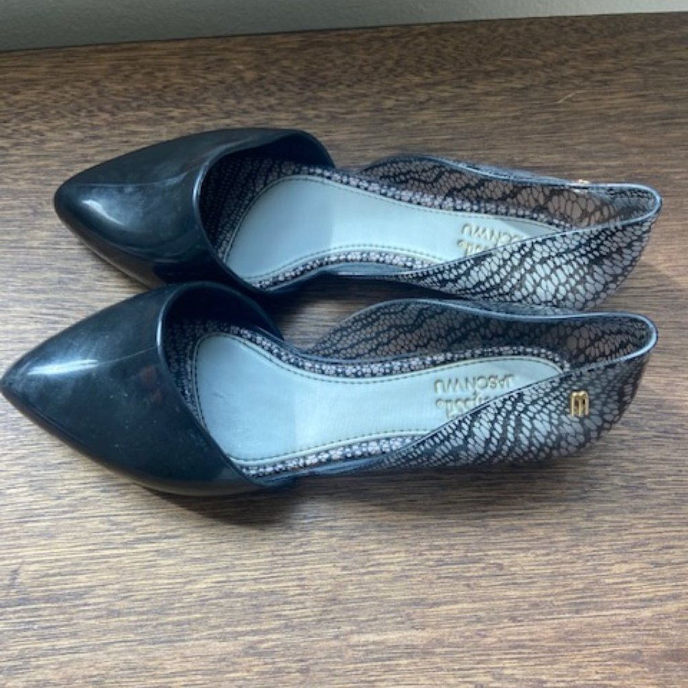 Melissa Rubber Flats - Size 6